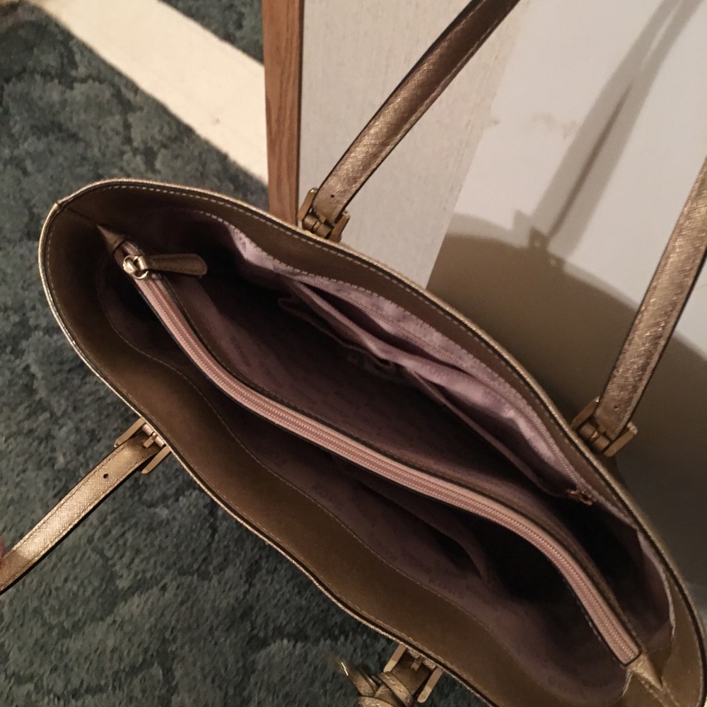 Michael Kors gold purse